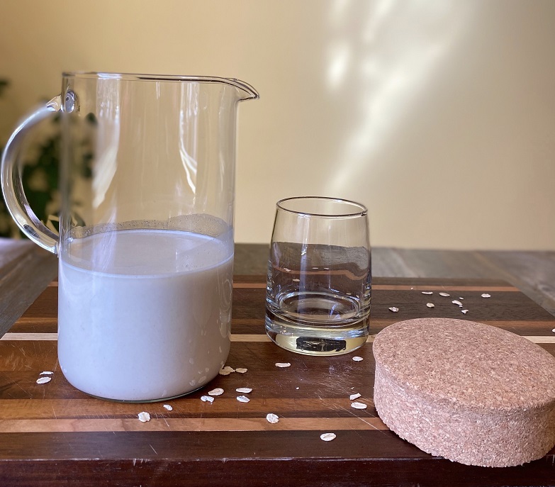 DIY Oat Milk in Pitcher