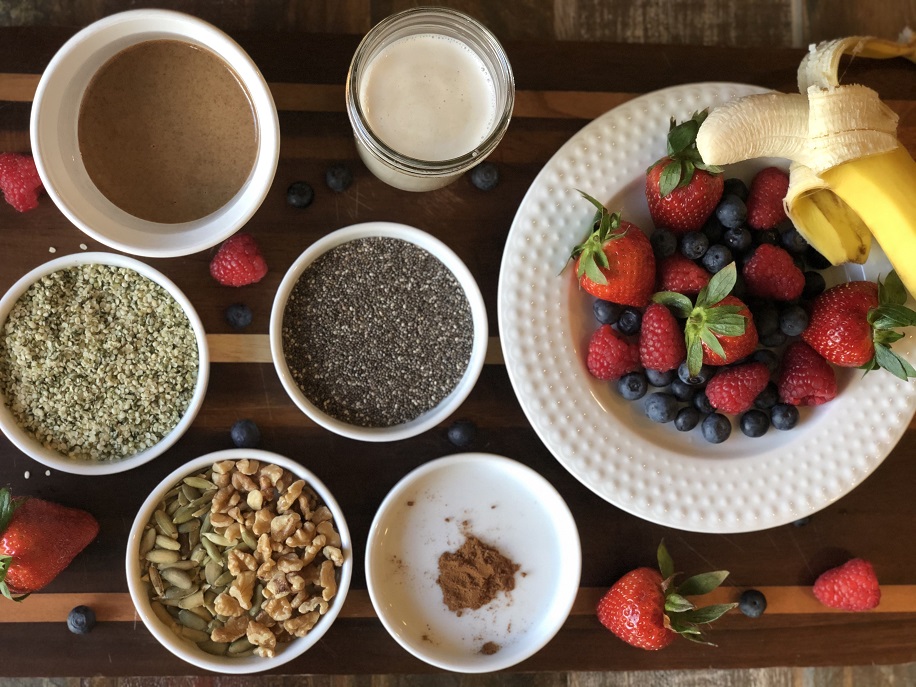 All ingredients for Superfood Breakfast Cereal