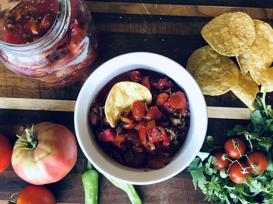 Fermented Salsa with Chips