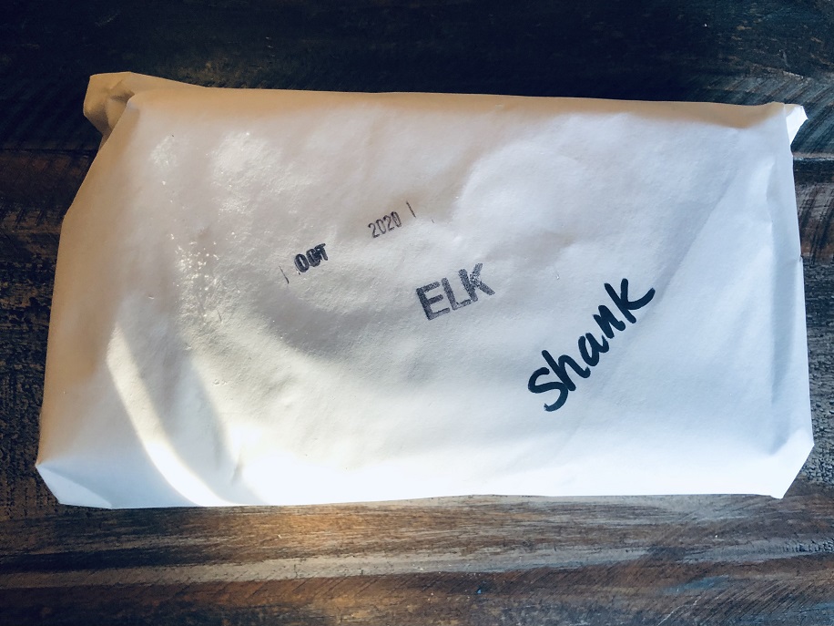 Wrapped Package of Elk Shank
