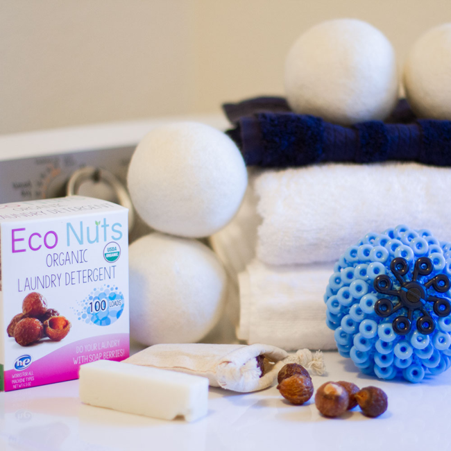 Non-toxic laundry items for sustainable living